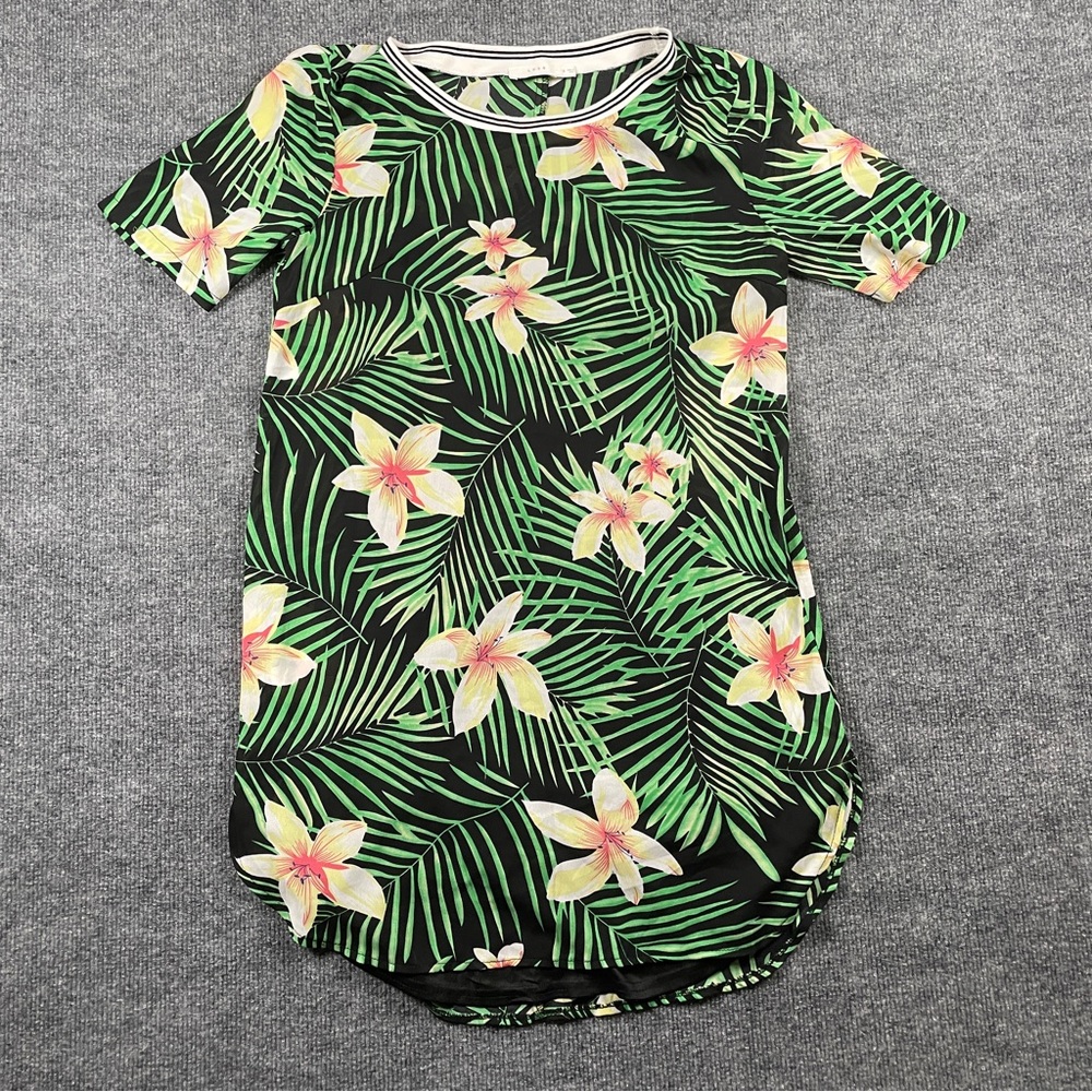 Lush Tropical Tee shirt Dress